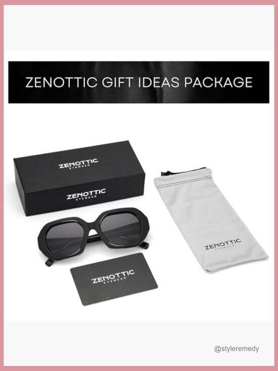 Polarized Hexagonal Sunglasses UV400 Protection for Women main image 6